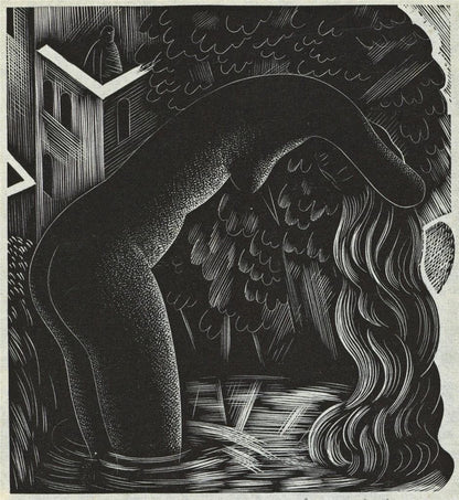 John Farleigh (1900-1965) Pencil Signed Wood Engraving The Story of David 19340