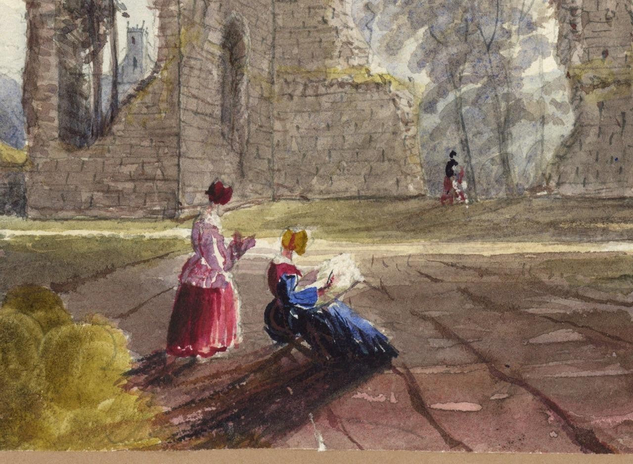 Mary Webster (1794-1883) Watercolour Painting  Beeston Regis Priory Near Cromer5