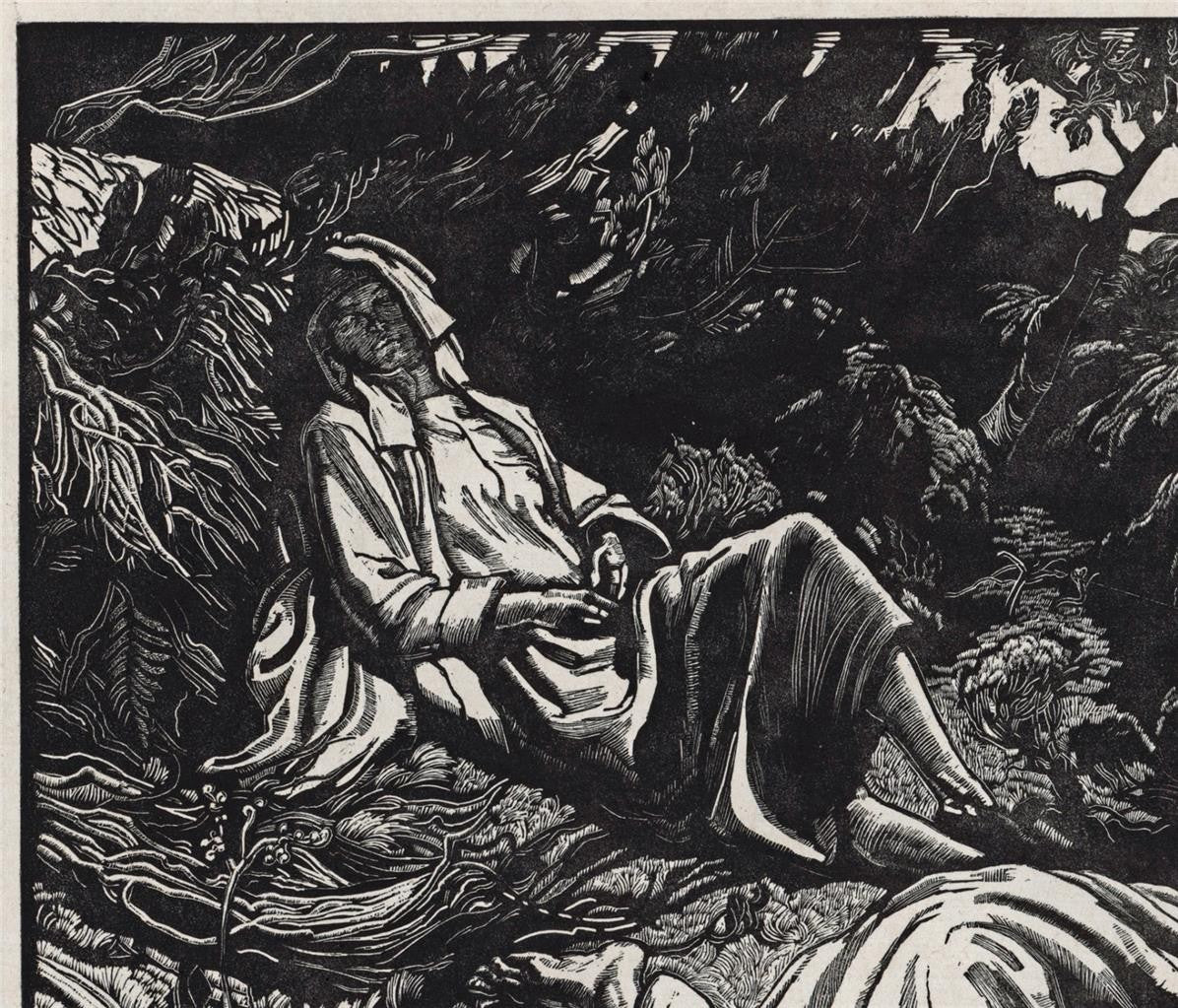 Dorothy Josephine Coke (1897-1979) Pencil Signed Woodcut - Badgeworth Valley5