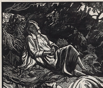 Dorothy Josephine Coke (1897-1979) Pencil Signed Woodcut - Badgeworth Valley5