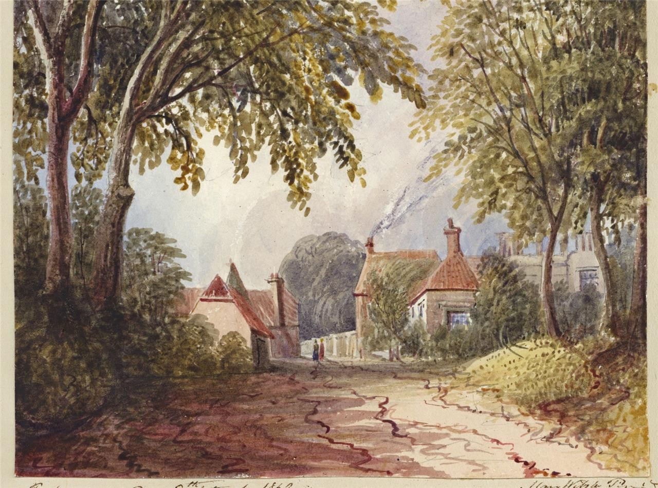 Mary Webster (1794-1883) Watercolour Painting - New Susans Eastbourne 18425