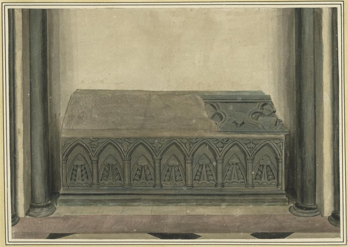Thomas Fisher (1772-1836) - Watercolour Painting - Rochester Cathedral Kent 17905