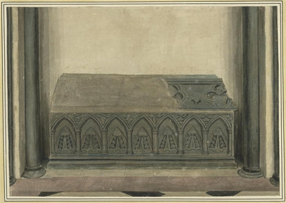 Thomas Fisher (1772-1836) - Watercolour Painting - Rochester Cathedral Kent 17905