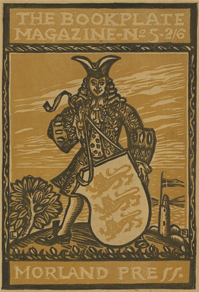 Ludovic-Rodo Pissarro (1878-1952) Pencil Signed Woodcut - Bookplate Magazine0