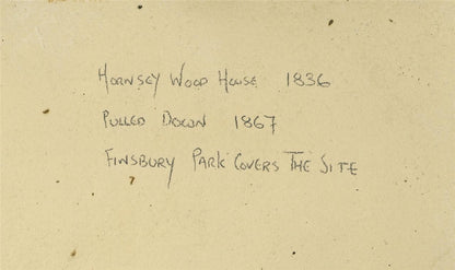 Hornsey Wood House Tavern London 1836 Watercolour Painting - Finsbury Park9