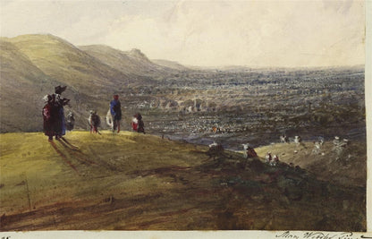 Mary Webster Watercolour Painting View From The Devil's Dyke Near Brighton 18383