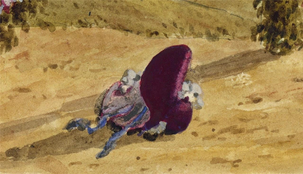 Cliveden Grounds Buckinghamshire - Antique Watercolour Painting - 19th Century3