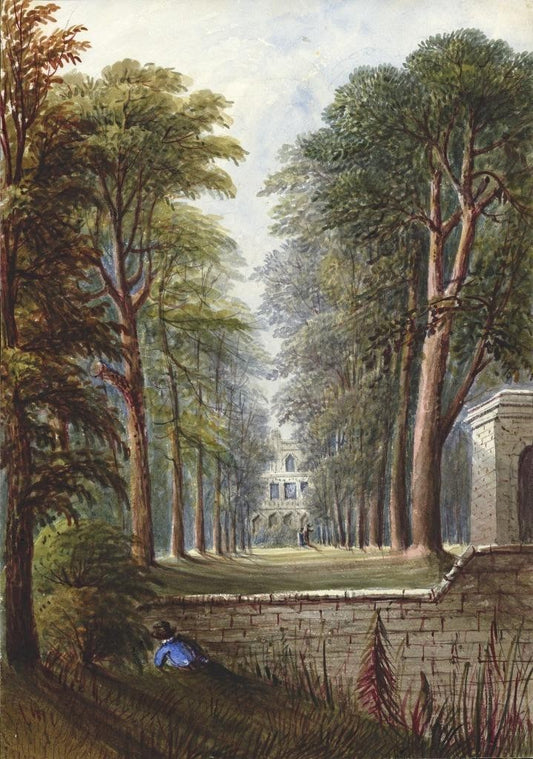 Mary Webster (1794-1883) Watercolour Painting - Guys Cliffe Near Leamington 18460