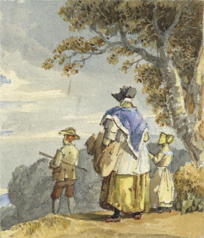 Style Of Samuel Prout - Miniature Watercolour Painting - 19th Century - 20