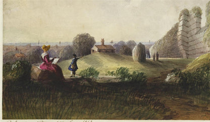 Mary Webster Watercolour Painting Richborough Castle Near Sandwich Kent 18436