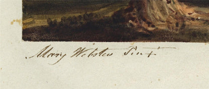 Mary Webster (1794-1883) Watercolour Painting Hyde Park London 18412