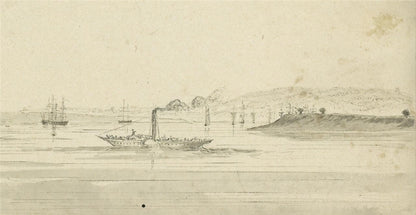 James Wilcox (1778-1865) Watercolour Painting - Blackwall London 1843 - Thames5