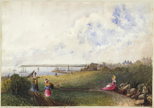 Mary Webster (1794-1883) Watercolour Painting - Ramsgate Kent 18430