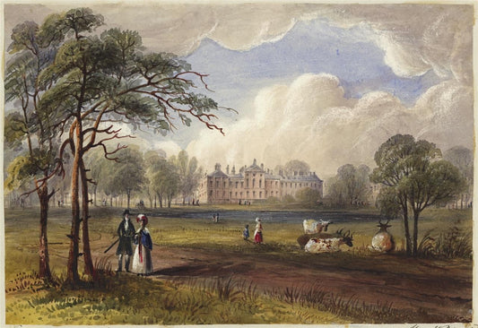 Mary Webster (1794-1883) Watercolour Painting - Kensington Palace London 18380