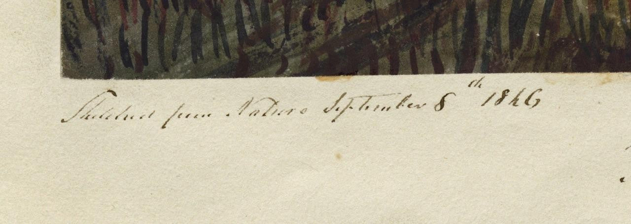 Mary Webster (1794-1883) - Watercolour Painting - Herne Church 18463