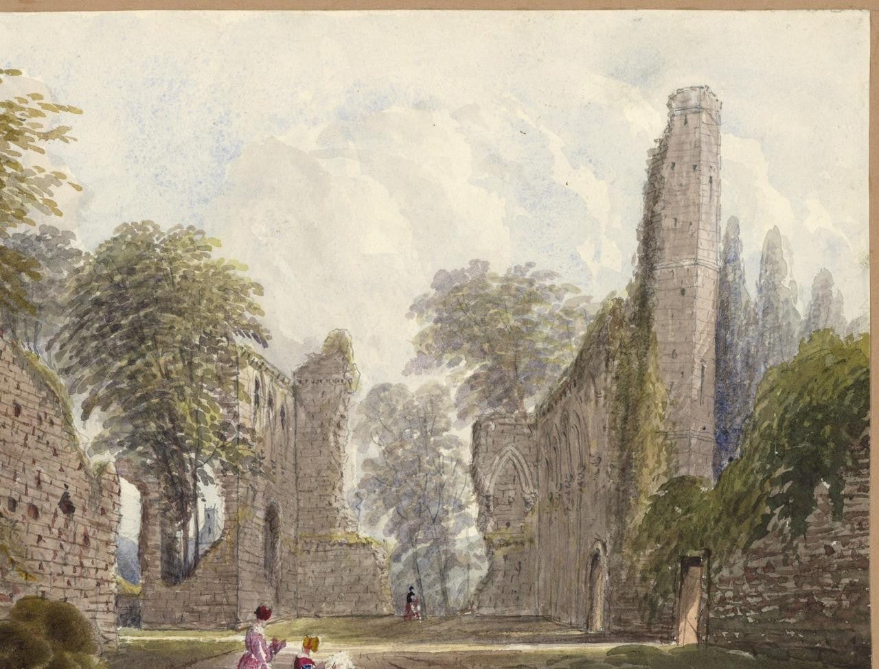 Mary Webster (1794-1883) Watercolour Painting  Beeston Regis Priory Near Cromer9
