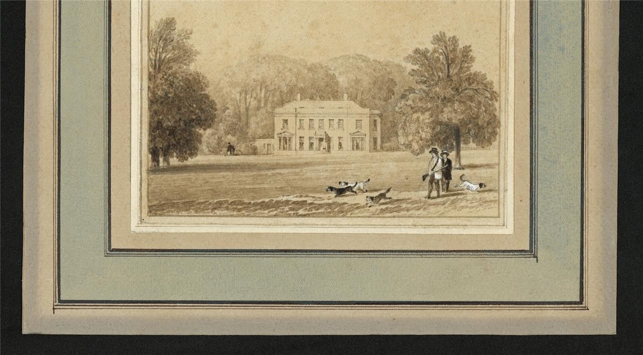John Preston Neale (1780-1847) Watercolour Painting Sunninghill Park Berkshire5