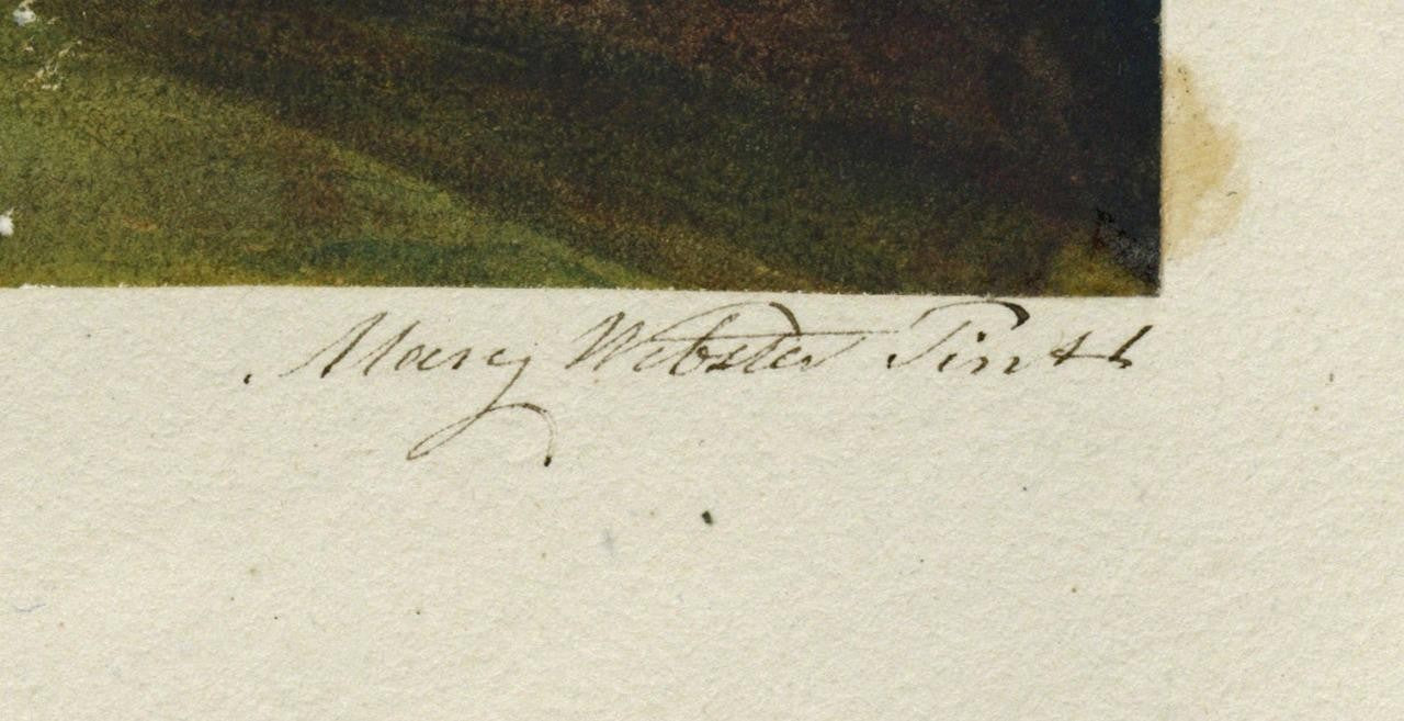 Mary Webster (1794-1883) Watercolour Painting Perrymount Sydenham London 18492