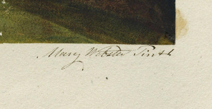 Mary Webster (1794-1883) Watercolour Painting Perrymount Sydenham London 18492