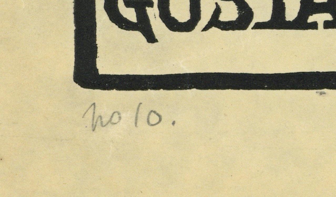 Ludovic-Rodo Pissarro (1878-1952) Signed Wood Engraving - Gustave Flaubert3