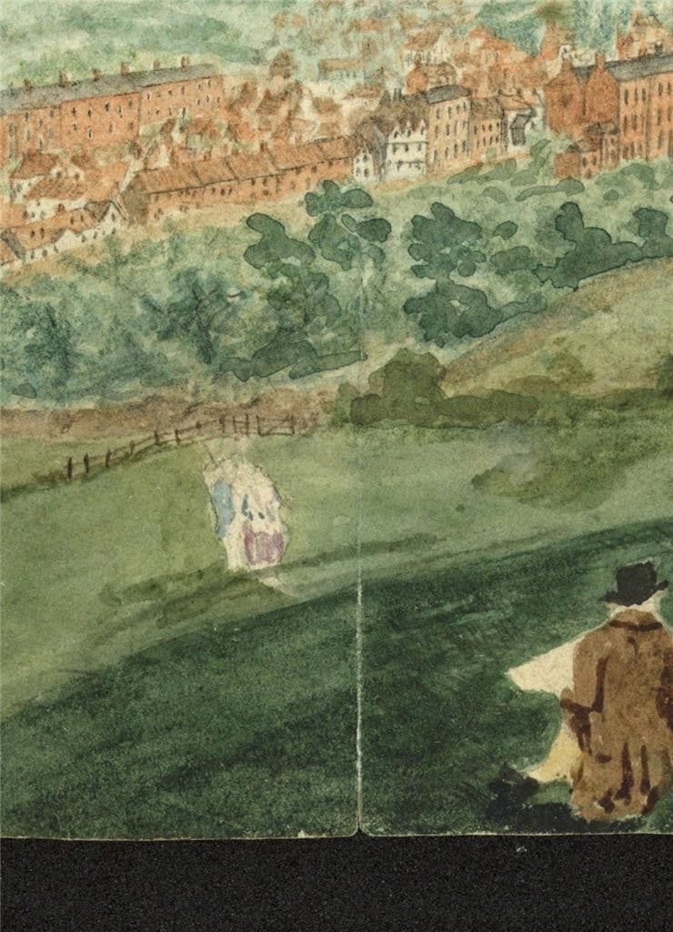 James Wilcox (1778-1865) Watercolour Painting - Canterbury 180010