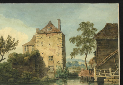Anne Clark Watercolour Painting Part Of The Old Walls At Canterbury 18169