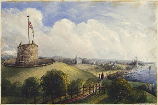 Mary Webster (1794-1883) Watercolour Painting Coastline Eastbourne Sussex 18480