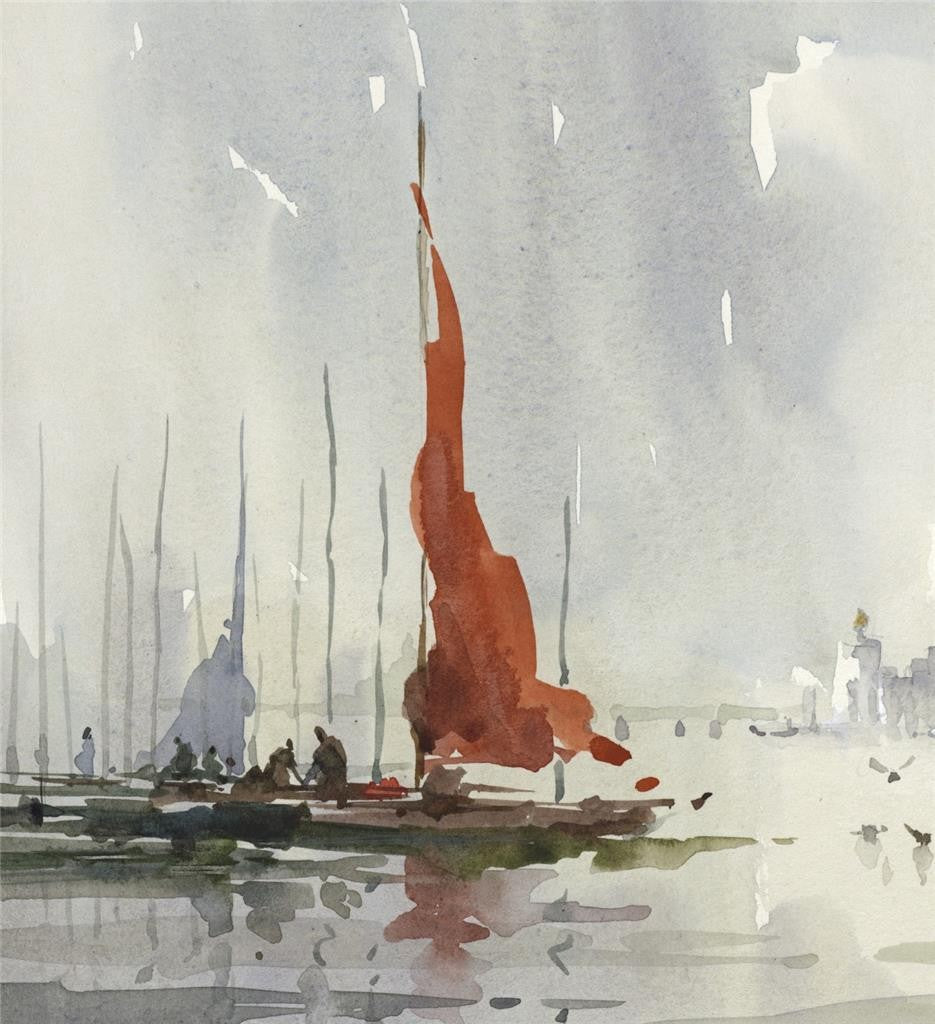 Dennis Page (b.1926) - Watercolour Painting - Venice Italy4