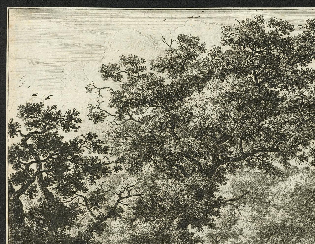 Antonie Waterloo Antique Etching Hagar Consoled by the Angel - Fountaine Walker11