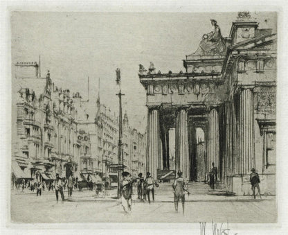 William Walcot (1874-1943) Signed Etching Royal Scottish Academy Edinburgh0