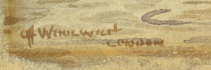 Frederick William Scarborough (18601939) Watercolour Painting Woolwich London3