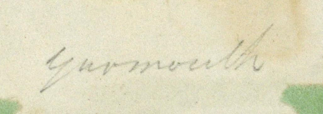 Style Of Samuel Prout Yarmouth Miniature Watercolour Painting 19th Century3