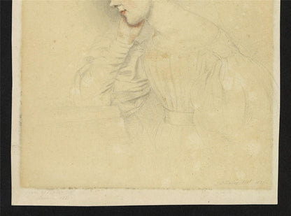 Isaac Wane Slater (1784-1836) Watercolour Painting Portrait Of A Lady 183110