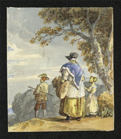 Style Of Samuel Prout - Miniature Watercolour Painting - 19th Century - 21