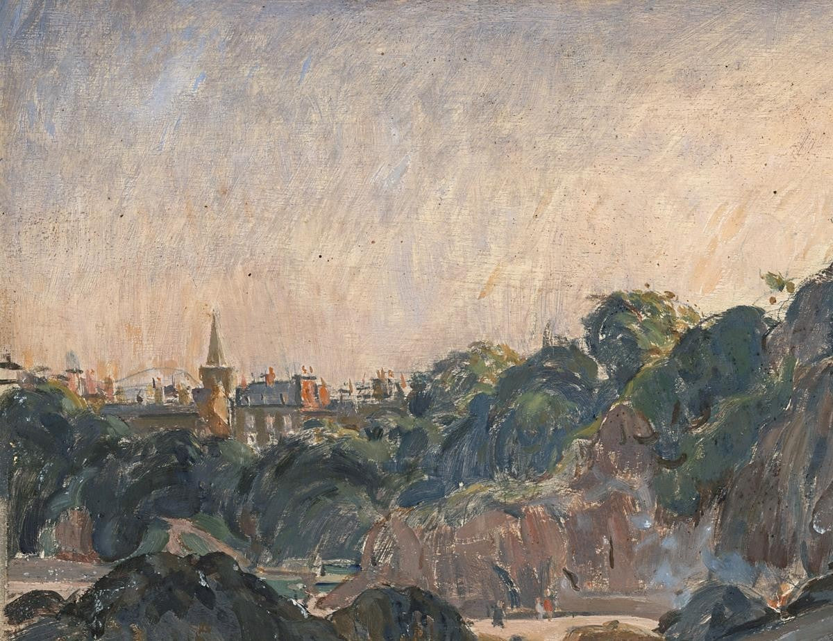 Dugald Sutherland MacColl (1859-1948) Oil Painting - North Bay Coastline 19326