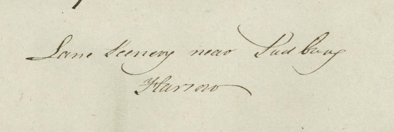 Mary Webster (1794-1883) Watercolour Painting - Harrow Near Sudbury London 18384