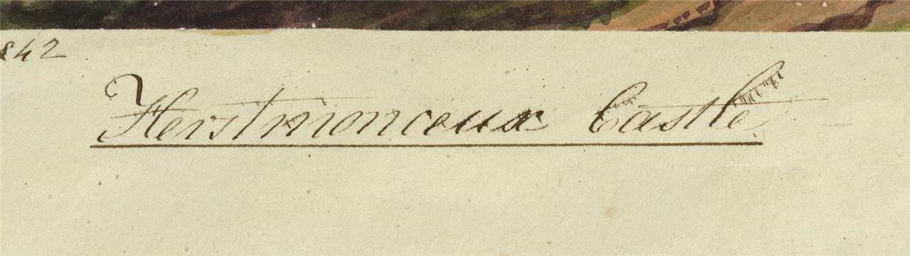 Mary Webster (1794-1883) - Watercolour Painting - Herstmonceux Castle 18424