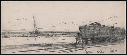 George Charles Haite (1855-1924) Pencil Drawing 1899 Wells-Next-The-Sea7