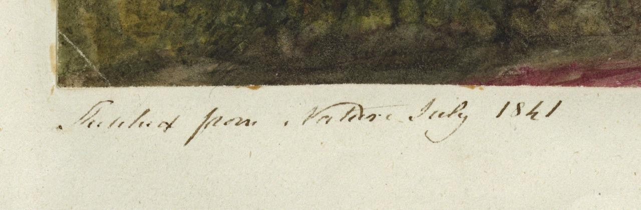 Mary Webster Watercolour Painting Sudbury Priory Near Harlow London 18412