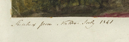 Mary Webster Watercolour Painting Sudbury Priory Near Harlow London 18412