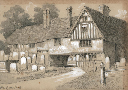 Penshurst Kent - Small Watercolour Painting - James Foster Wadmore0