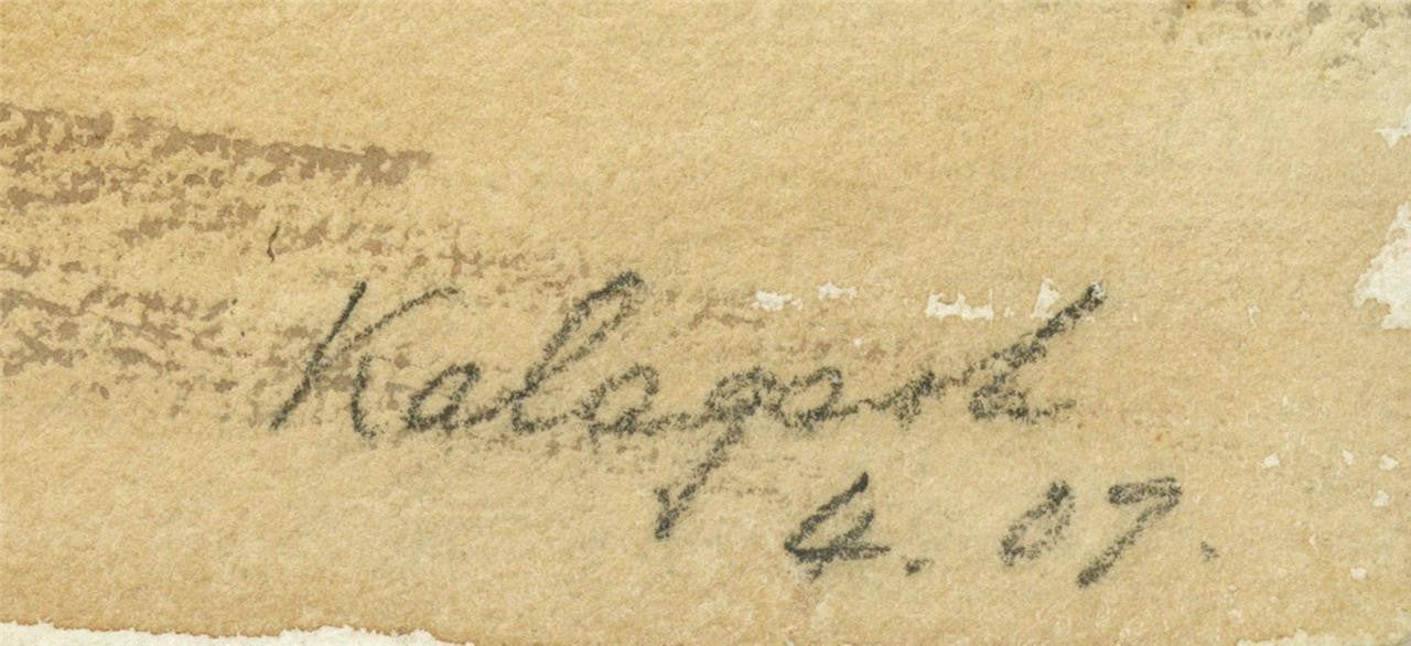 Kalagarh India 1907 - Watercolour Painting - Arthur Herbert Hussey (1863-1923)1