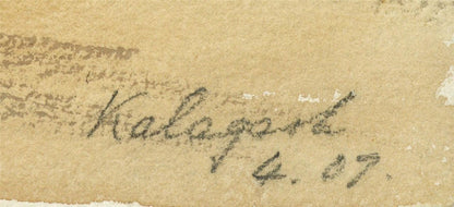 Kalagarh India 1907 - Watercolour Painting - Arthur Herbert Hussey (1863-1923)1