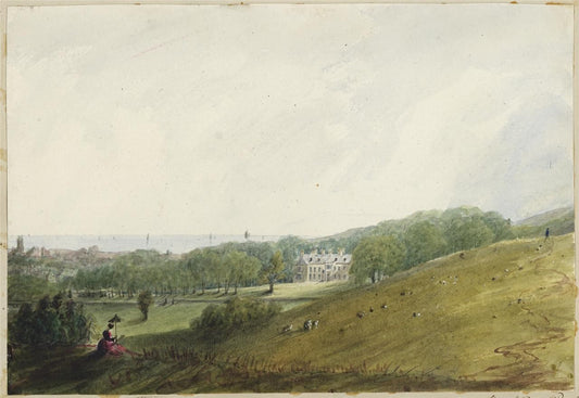 Mary Webster (1794-1883) - Watercolour Painting - Compton Place Eastbourne 18420