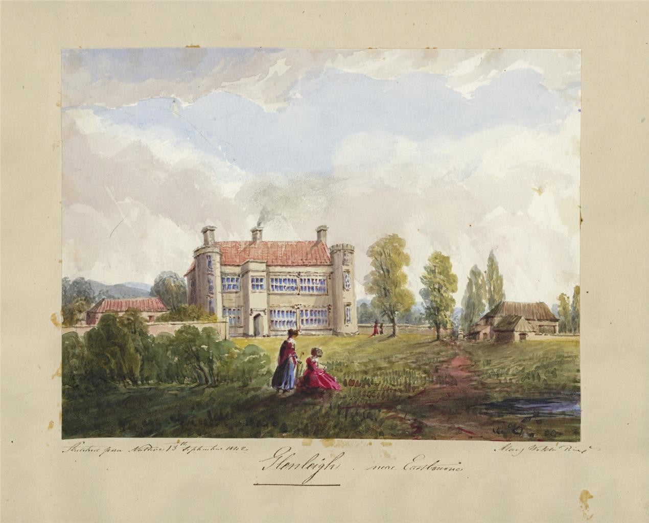 Mary Webster Watercolour Painting Glenleigh Glyndley? Near Eastbourne 18427