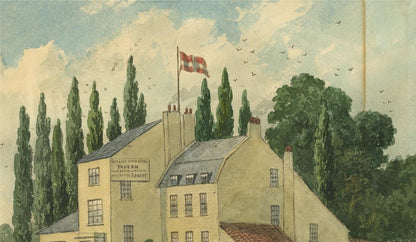 Hornsey Wood House Tavern London 1836 Watercolour Painting - Finsbury Park10