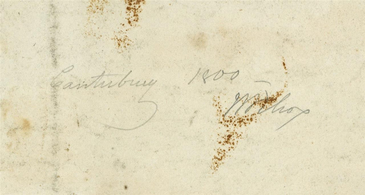 James Wilcox (1778-1865) Watercolour Painting - Canterbury 18006