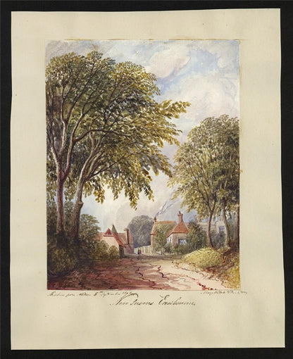 Mary Webster (1794-1883) Watercolour Painting - New Susans Eastbourne 18421