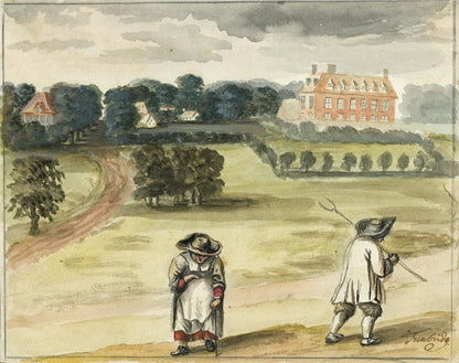 Tunbridge - Antique Watercolour Painting - 18th Century0