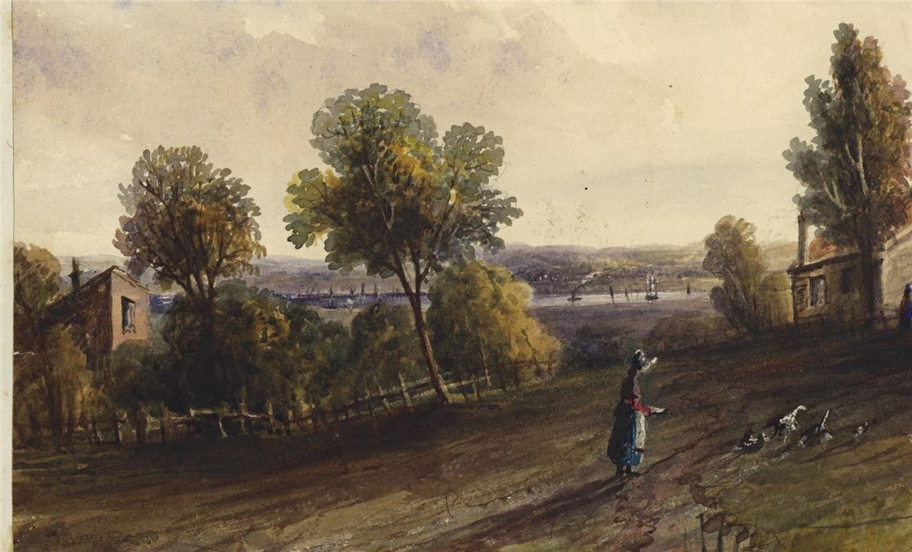 Mary Webster Watercolour Painting Plumstead Woolwich - Greenwich - London 183812